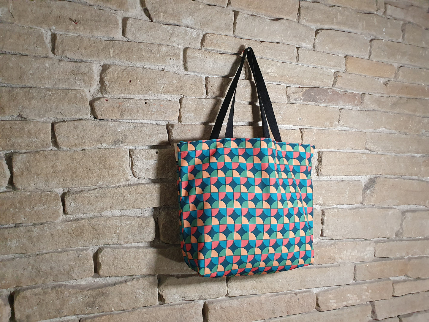 Jordaan Canvas Tote | Green Multi