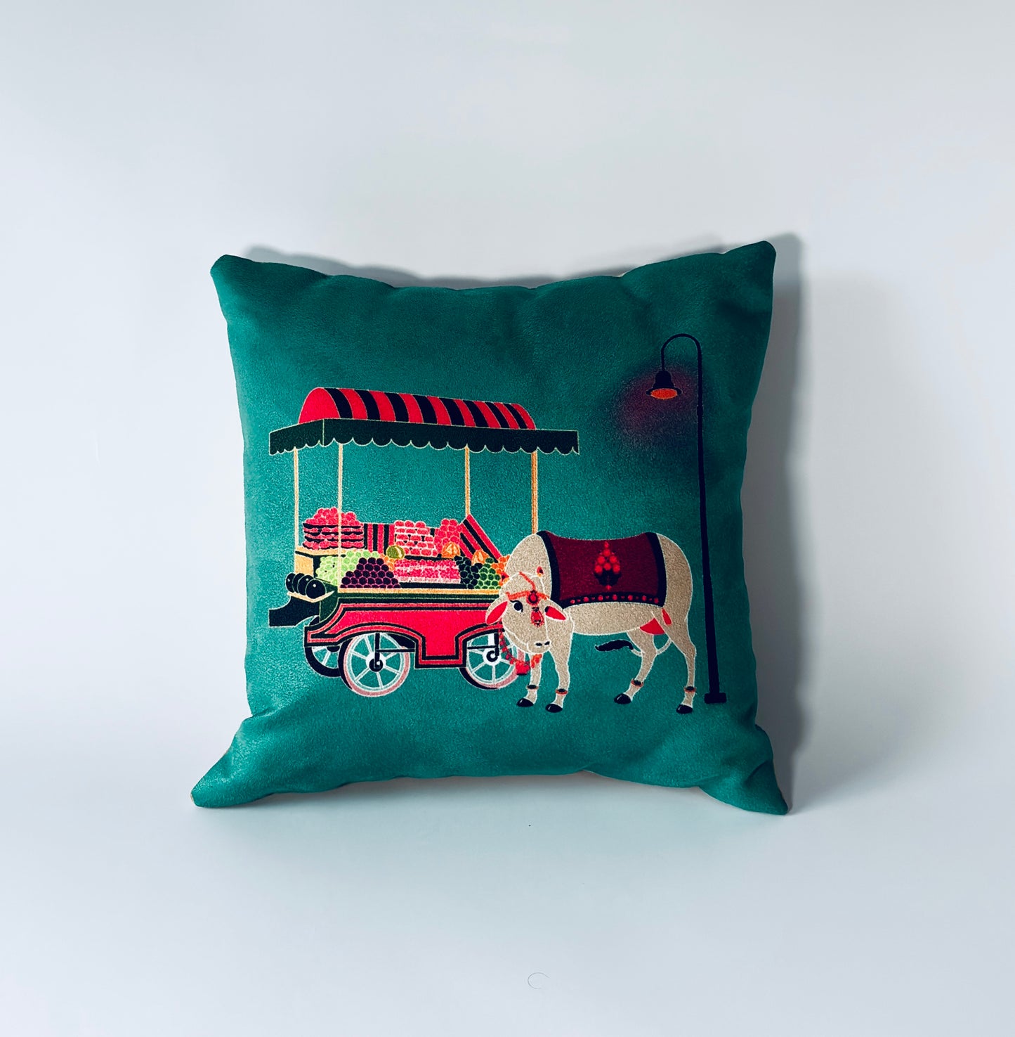 Mandrem Night Mini Cushion | Teal