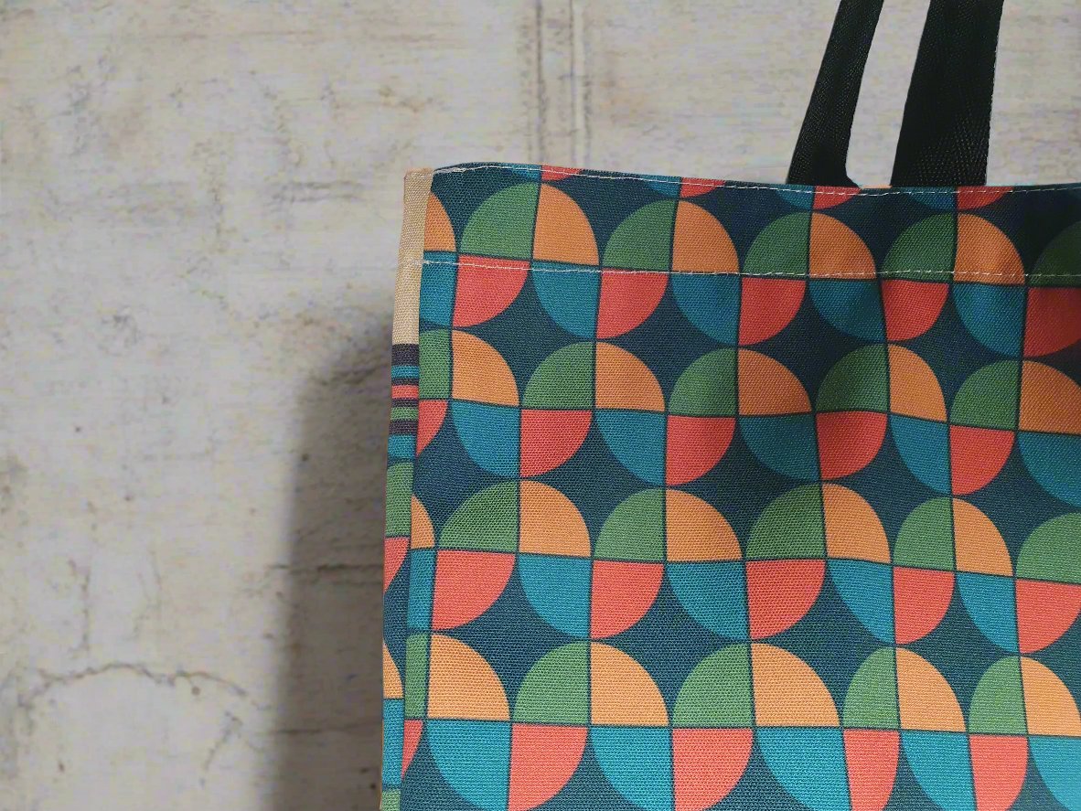 Jordaan Canvas Tote | Green Multi