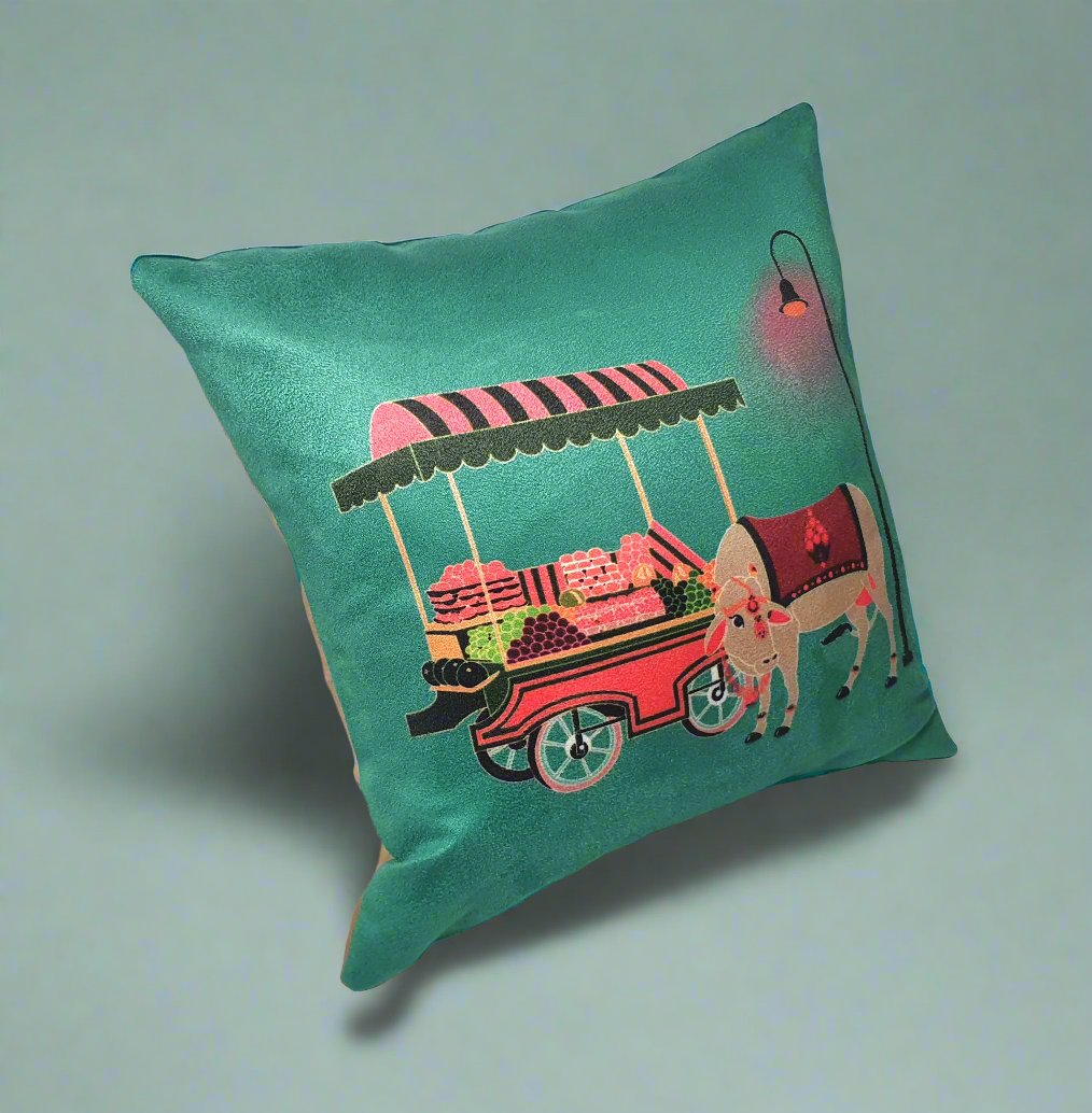 Mandrem Night Mini Cushion | Teal