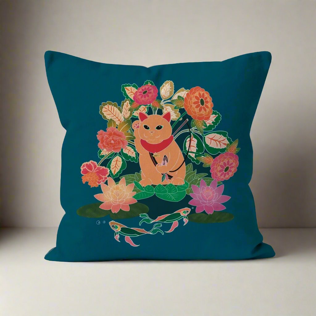 Minoux Maneki Neko Cushion