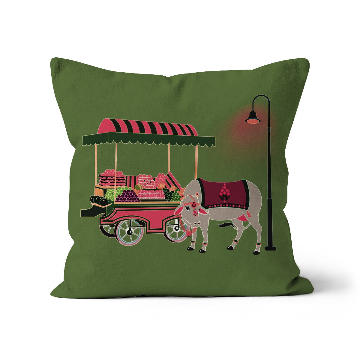 Mandrem Night Mini Cushion | Mossy Green