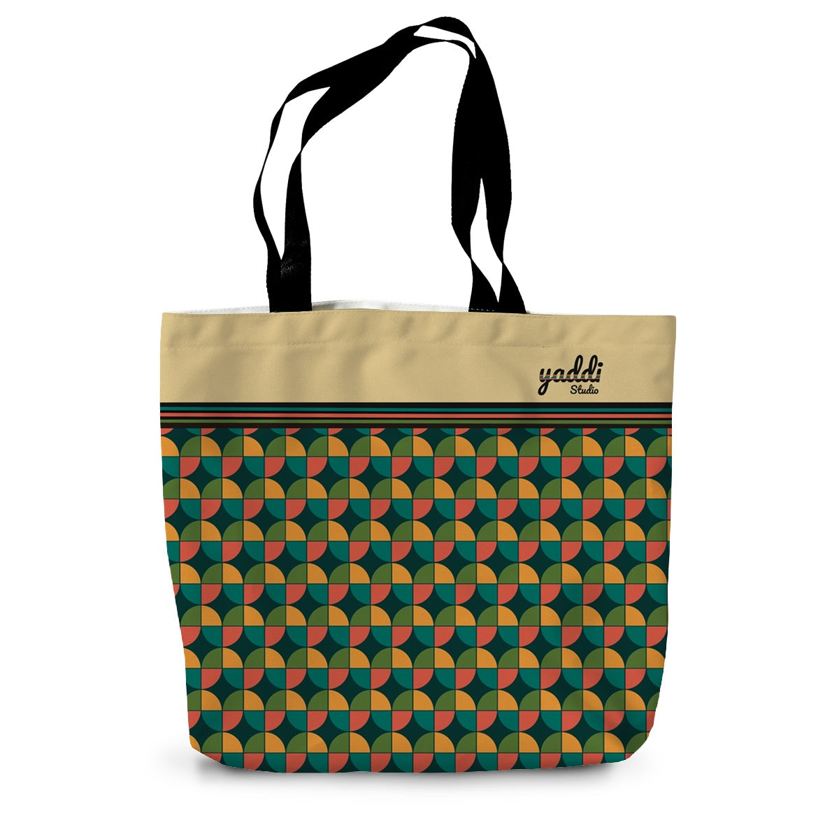 Jordaan Canvas Tote | Green Multi