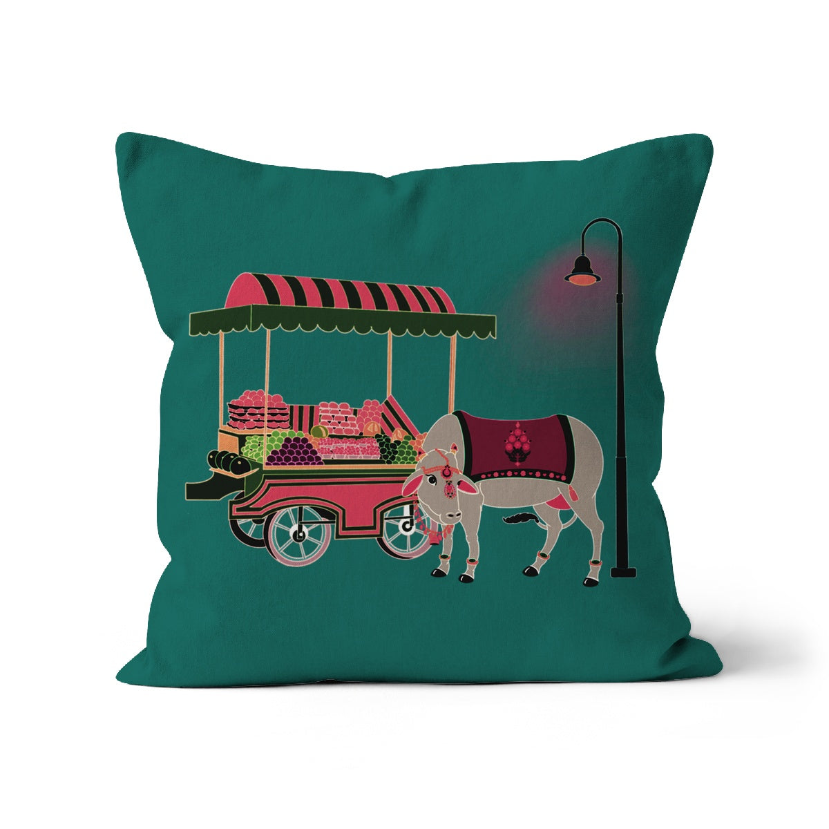 Mandrem Night Mini Cushion | Teal